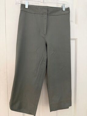 Talbots Olive Green Pedal Pusher Pants